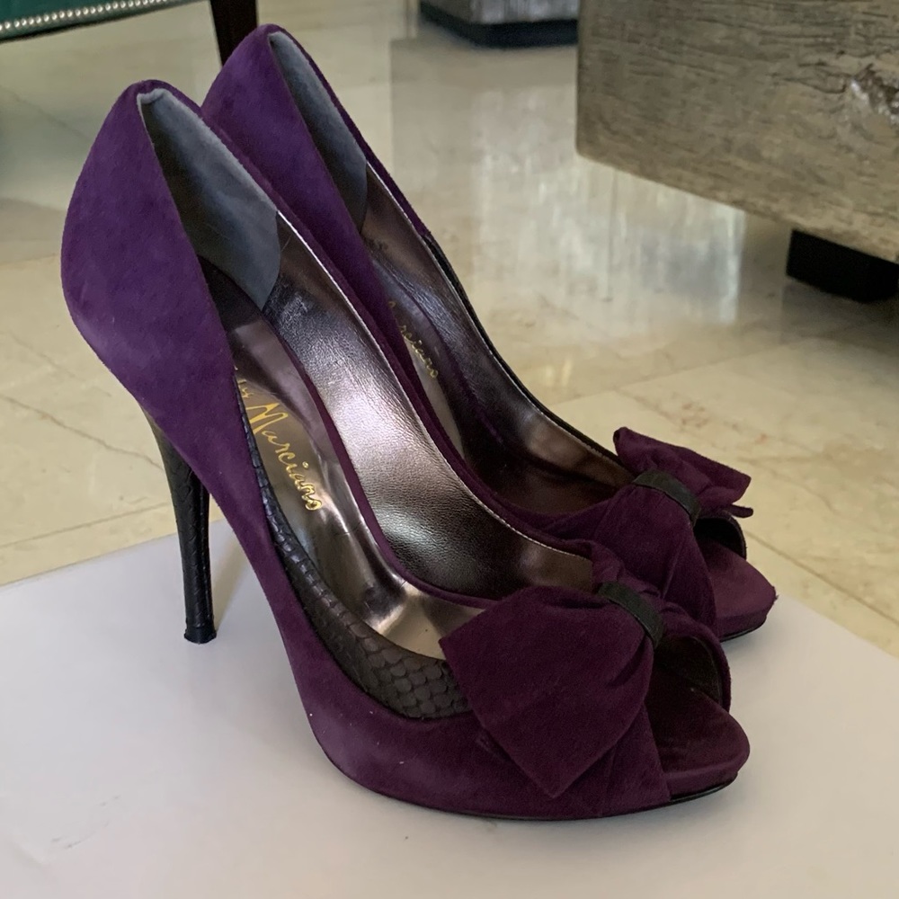 Guess by Marciano purple heels 7-1/2.